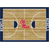 University of Mississippi 8x11 Courtside Rug (4000018482), 5042UMS1